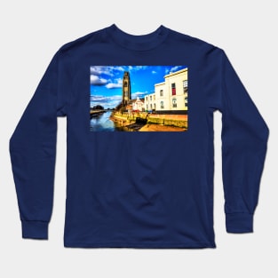 St. Botolph's Church on the River Witham, Boston, Lincolnshire Long Sleeve T-Shirt